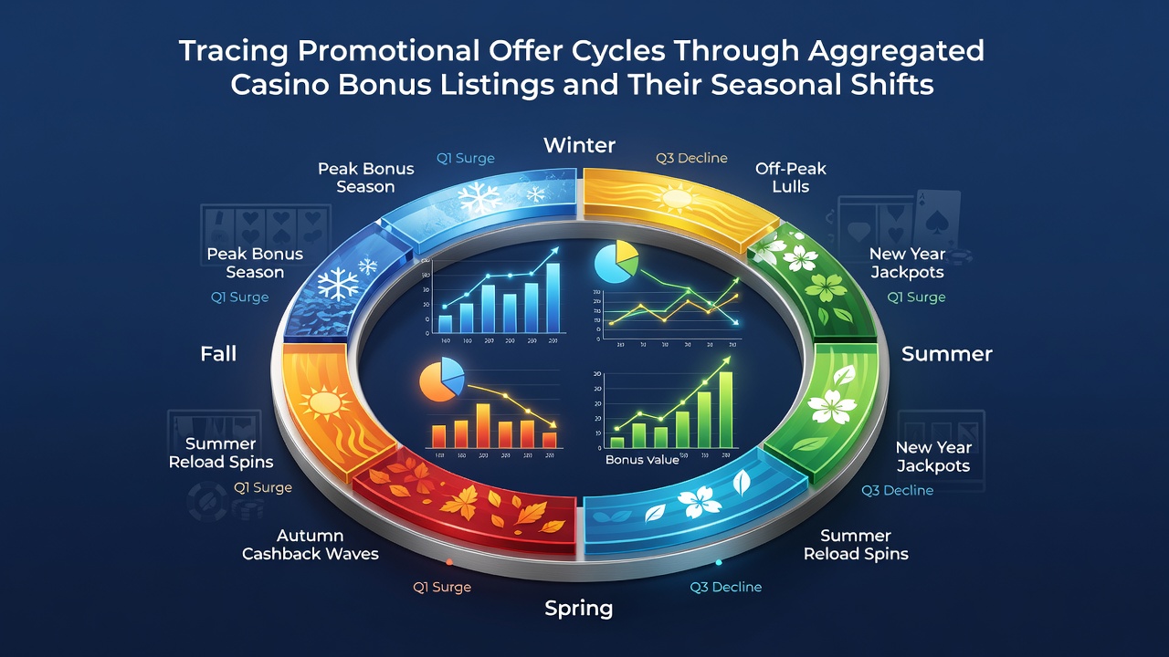 Tracing Promotional Offer Cycles Through Aggregated Casino Bonus Listings and Their Seasonal Shifts